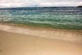 Labadee Island, Haiti. Exotic wild tropical beach with white sand and clear turquoise water Royalty Free Stock Photo