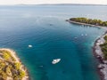 Labadusa beach near Okrug Gornji Royalty Free Stock Photo