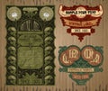 Label Art Nouveau