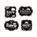 Label Bakery shop vector collections