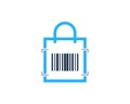 Label Barcode Icon Logo Design Element