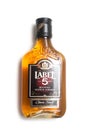 Label 5 bottle of Scotch Whisky on white background Royalty Free Stock Photo