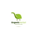 Shopping Cart Logo Leaf Herbal