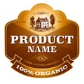 Label design Royalty Free Stock Photo