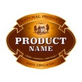Label design Royalty Free Stock Photo