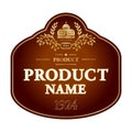Label design Royalty Free Stock Photo