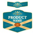 Label design Royalty Free Stock Photo