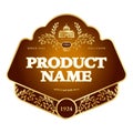 Label design Royalty Free Stock Photo