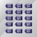 Label Discount Set Sale Vector Design Royalty Free Stock Photo