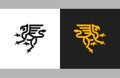 Griffin Logo Gryphon King of the Beasts Royalty Free Stock Photo