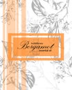Label for essential oil of orange Royalty Free Stock Photo