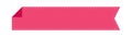 label frame simple, pink label tag rectangular for text frame Royalty Free Stock Photo