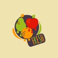 Label fresh fruit