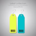 Label hanging tag Royalty Free Stock Photo