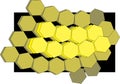 Label Hexagons making pattern