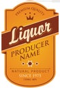 Label for liqueur