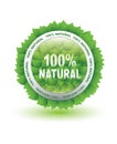 Label for natural products Royalty Free Stock Photo