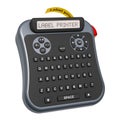 Label printer, 3D rendering