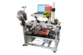 Label printing machine Royalty Free Stock Photo
