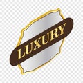 Label quality luxury isometric icon