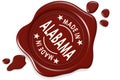 Label seal of made in Alabama