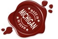 Label seal of Made in Michigan