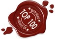 Label seal of top 100