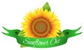 Label sunflower oil