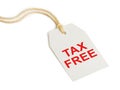 Label Tax free Royalty Free Stock Photo