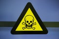 Label toxic chemicals. Royalty Free Stock Photo