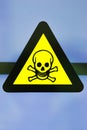 Label toxic chemicals Royalty Free Stock Photo