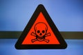 Label toxic chemicals. Royalty Free Stock Photo