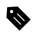 Label vector glyph flat  icon Royalty Free Stock Photo