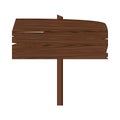 Label wooden signal summer icon
