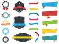 Labels, Banners, Ribbons and Stickers Vectors