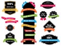 Labels, Banners, Ribbons and Stickers Vectors