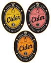 Labels for cider