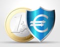 Labels - money protection 1 Royalty Free Stock Photo