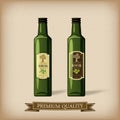 Labels olive oil bottle, vector,caroon style,