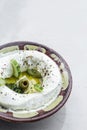 Labneh fresh lebanese cream cheese dip snack food dip