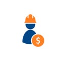 Labor cost concept icon