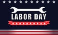 LABOR DAY,Happy Labor Day, Blue Background,Vector Illustration,Labor Day september,