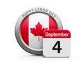 Labor Day Canada Royalty Free Stock Photo