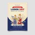 Labor Day poster template