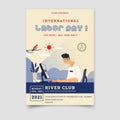 Labor Day poster template