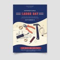 Labor Day poster template