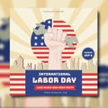 Labor Day poster template