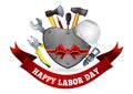 Labor Day design Royalty Free Stock Photo