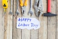 Labor Day is a federal holiday of United States America Royalty Free Stock Photo