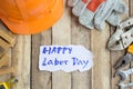 Labor Day is a federal holiday of United States America Royalty Free Stock Photo